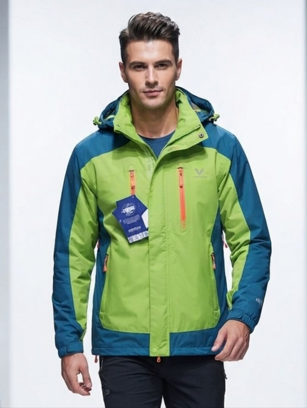 ​KempGear Heated Outdoor Snow Jacket - Waterproof Hooded Outdoor Coat - XXL